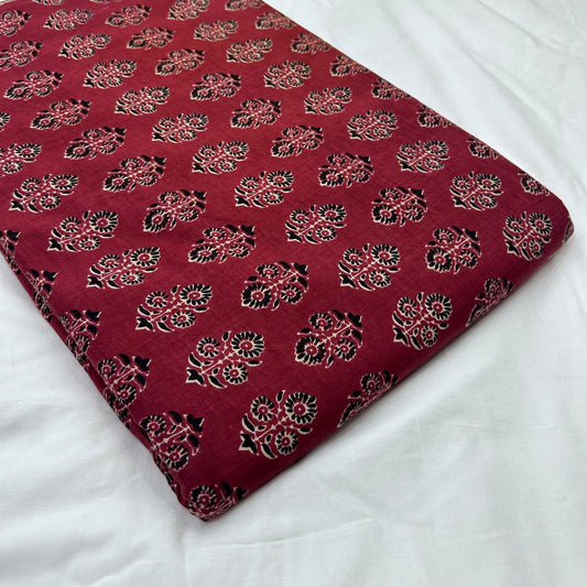 Taj Cotton Top And Bottom With Mulmul Cotton Dupatta (2.50 Meter).