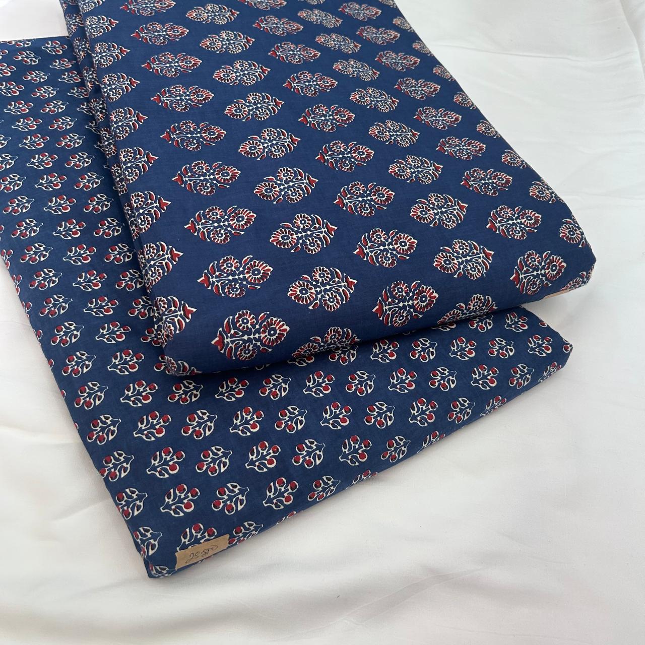 Taj Cotton Top And Bottom With Mulmul Cotton Dupatta (2.50 Meter).