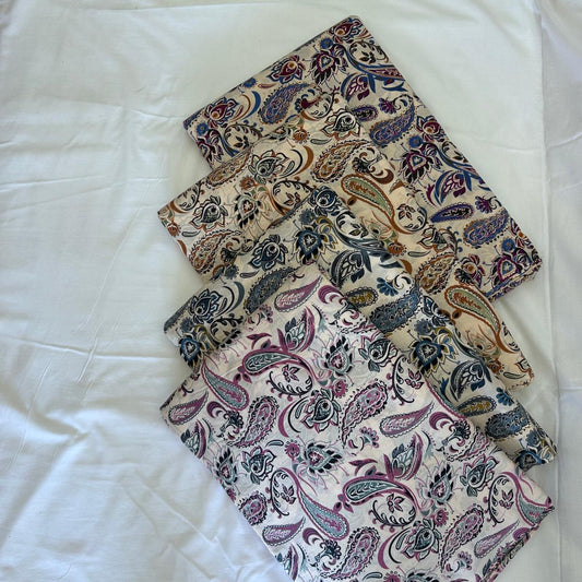 Taj Cotton Top And Bottom With Mulmul Cotton Dupatta (2.50 Meter ).