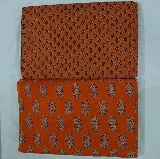 Taj Cotton Top And Bottom With Mulmul Cotton Dupatta (2.50 Meter ).