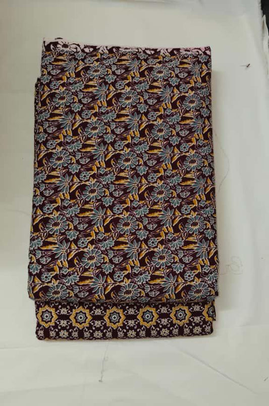 Taj Cotton Top And Bottom With Mulmul  Cotton Dupatta (2.50 Meter ).