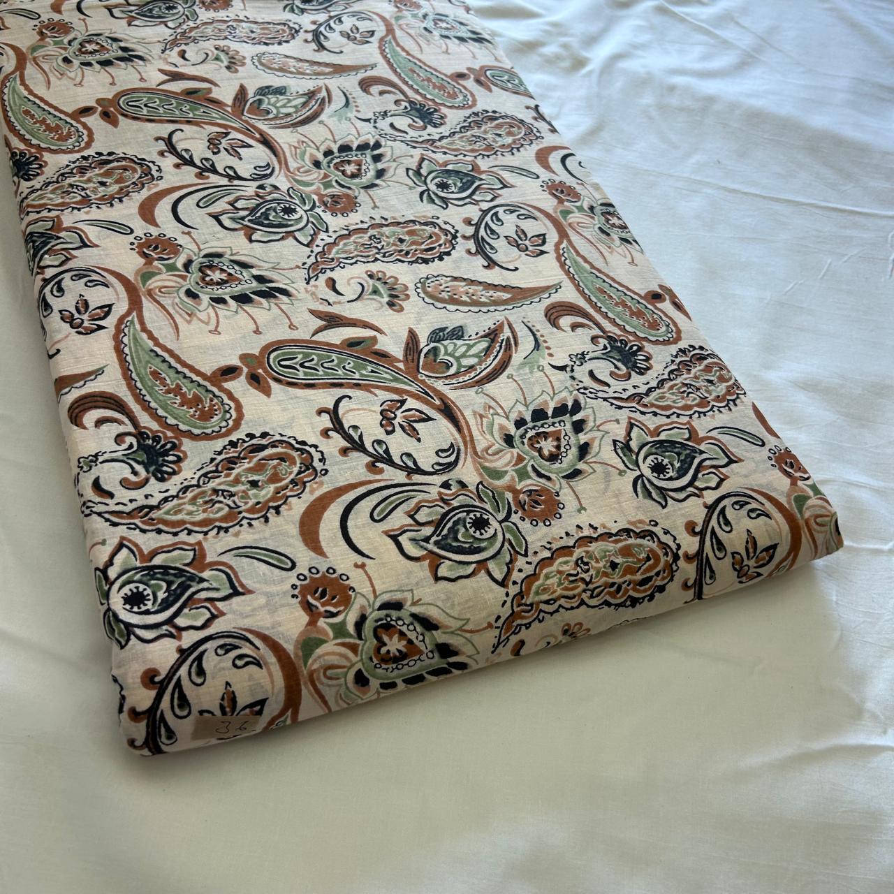 Taj Cotton Top And Bottom With Mulmul  Cotton Dupatta (2.50 Meter ).