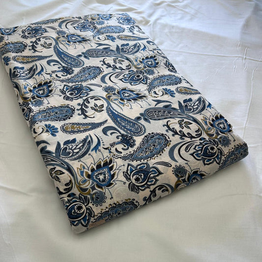 Taj Cotton Top And Bottom With Mulmul  Cotton Dupatta (2.50 Meter ).