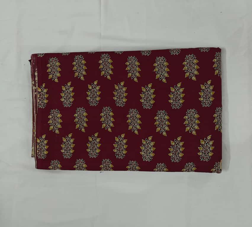 Taj Cotton Top And Bottom With Mulmul  Cotton Dupatta (2.50 Meter ).