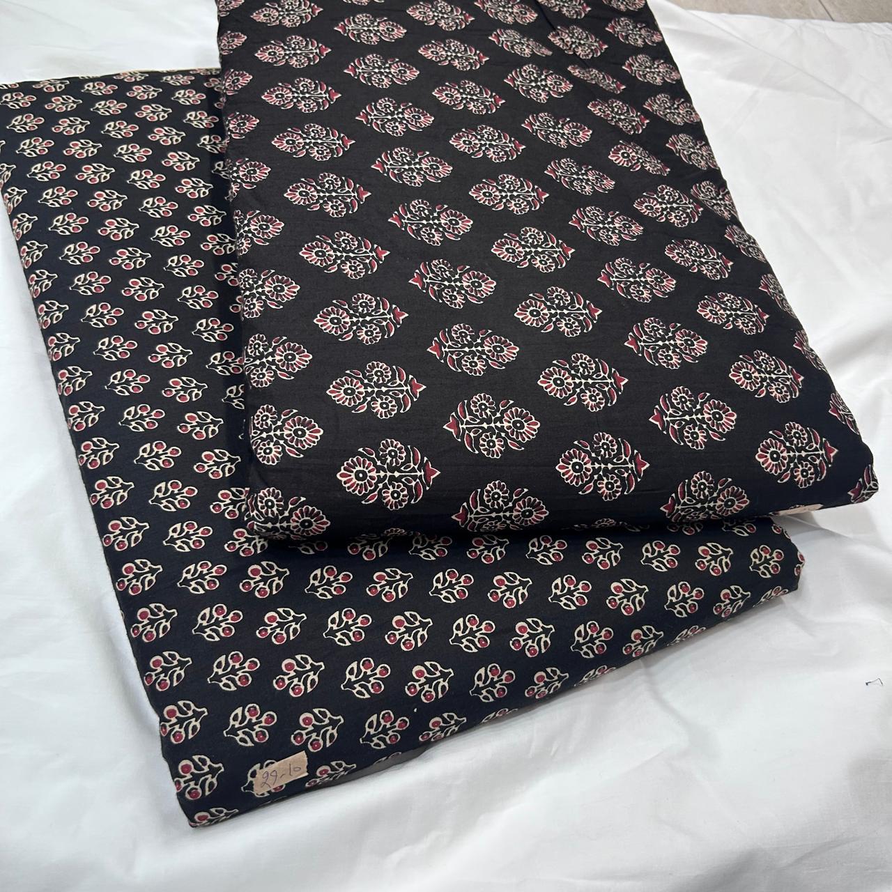 Taj Cotton Top And Bottom With Mulmul  Cotton Dupatta (2.50 Meter).