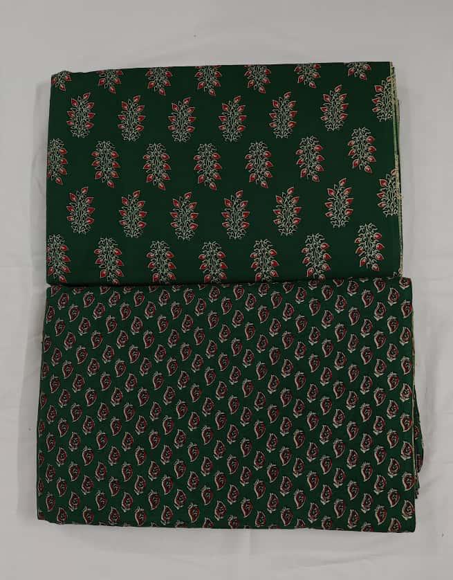 Taj Cotton Top And Bottom With Mulmul  Cotton Dupatta (2.50 Meter ).