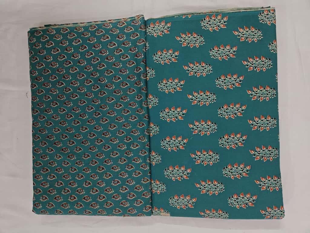 Taj Cotton Top And Bottom With Mulmul  Cotton Dupatta (2.50 Meter ).