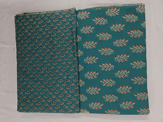 Taj Cotton Top And Bottom With Mulmul  Cotton Dupatta (2.50 Meter ).
